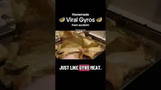 We Made VIRAL Chicken Gyros at Home 🍽️ (From Scratch!) #gyro #recipe #homemade #foodreview