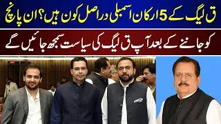PMLQ 5 MNA Interesting Detail | PMLQ | National Assembly | Parvez Elahi | Imran Khan