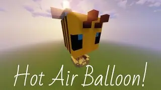 🐝 Minecraft Bee Hot Air Balloon Build! 🎈
