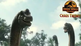 The Nublar Four Arrive at the Biosyn Valley! Brachiosaurus Welcome! Jurassic World Chaos Theory 4!