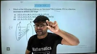 1. Which of the following relations are functions? Give reasons. If it is a function, determine
