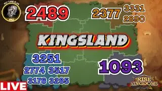 LIVE! Kingsland Fight 🔥 2489 & 3251 vs 1093 & 2377 | Rise of Kingdoms