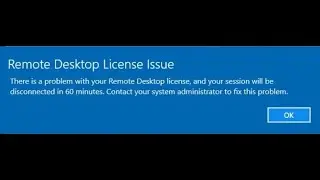 วิธีแก้ไขปัญหา Remote Desktop License Issue