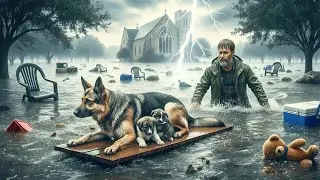 Une inondation au Texas, trois chiens perdus et un h&eacute;ros inattendu &mdash; la fin est incroyable 🙏🐶