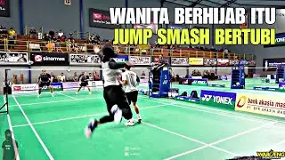 FINAL SERU Ganda Campuran. Yang Cewe Siapa Nih JUMP SMASH ?