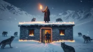 Elderly Woman vs Wolves in -71°C Blizzard | Survival with 2000 Sheep