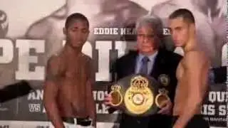 SCOTT QUIGG v YOANDRIS SALINAS - OFFICIAL WEIGH FROM THE O2 - CARPE DIEM