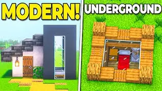 Minecraft: 3 SIMPLE Starter Bases!