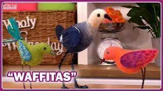 Needle Felting for Beginners: Mini WAFFA Birds 3D Needle Felting Tutorial #livingfelt