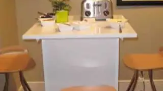 Smart Cocktail (folded and mobile cocktail table)