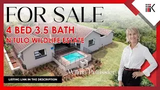 KELLAPRINCE PROPERTIES | 4 BED 3.5 BATH HOUSE IN N'TULO WILDLIFE ESTATE NELSPRUIT