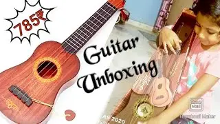 Unboxing my new guitar musical Toy #(3 to 5 years)Amazon shopping#Medha fun & cooking#