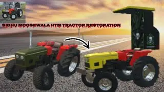 @SidhuMooseWalaOfficial HTM TRACTOR RESTORATION - INDIAN VEHICLE SIMULATOR 3D || PV Gamerzz
