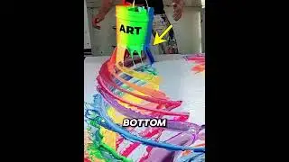 Этот художник создает картины за 50 000 долларов с помощью протекающего ведра.