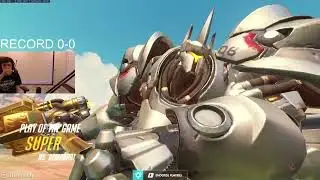 POTG! SUPER REINHARDT GAMEPLAY OVERWATCH SEASON 33 TOP 500