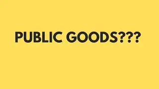 What are public goods| In English| Economics