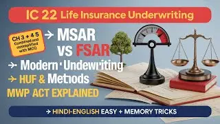 IC 22 Advanced Underwriting | MSAR, FSAR, HUF, MWP Act & More | Ch 3&ndash;5 Simplified!