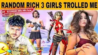 2 RICH RANDOM GIRLS CALLED ME NOOB 🥺 | SHOCKED AFTER SEEING MY NEW X-SUIT 😳🔥 | BGMI NOOB PRANK