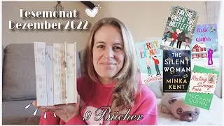 Lesemonat Dezember 2022 | Das lief besser als ich dachte. 🤍📚 9 Bücher