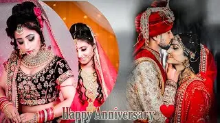 Wedding Anniversary Photo Editing || Design For Wedding Album || PicsArt Editing Tutorial