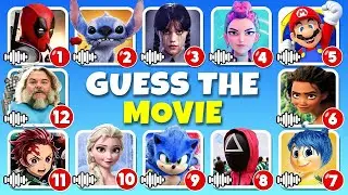 GUESS THE MOVIE BY THE SONGS 🎬🎶 | Ultimate Movie Quiz | KPop Demon Hunters, Minecraft, Wednesday 👀✨