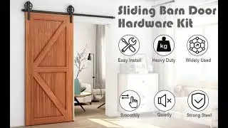 Upgrade Your Space with CCJH Sliding Barn Door Hardware Kit