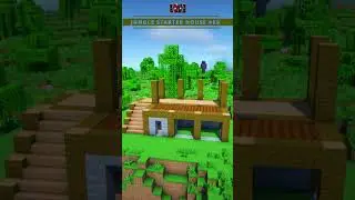 Minecraft: Starter House in Jungle Biome🏡(60)