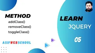 05 jQuery addClass and removeClass in Urdu/Hindi
