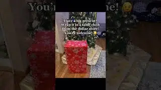 #wrapping #giftwrappingideas #dollarstore #christmasdollarteediy #oreoforsanta