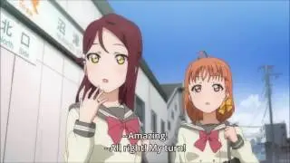 Love Live! Sunshine!! Chika inviting people