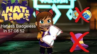 A Hat in Time Hatless Badgeless Speedrun in 57:08.52