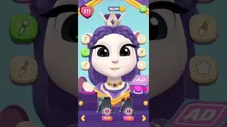 Let's dive into Rainbow world with Angela 🌈🌈🌀🌬️🌬️🌈 #trending #mytalkingangela2
