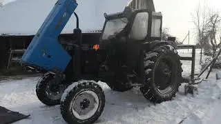 MTZ-50 Cold Start -17&deg;C / Запуск мтз-50 в мороз -17 &deg;C
