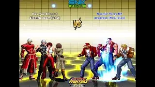KOF MUGEN - Hex Tec Blood & Electric team [CPU] VS Normal Terry Bogard MF progress team [REAL PLAY]