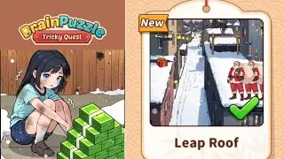 Brain Puzzle Tricky Quest Leap Roof #games #brainpuzzle #christmas 