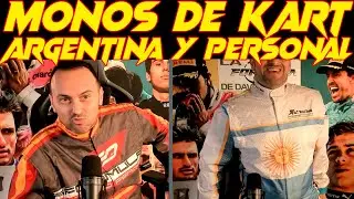 BRUTALES MONOS DE KART QUE ME MANDA AT RACING, UNO CON LA BANDERA DE ARGENTINA Y OTRO PERSONALIZADO