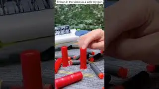 S686 double-barrel spray toy with high-quality shell ejection. #gun #softbulletgun #toy