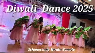 Kalāratna Group Dance at Schenectady Hindu Temple | Indian Cultural Performance ( Diwali 2025)