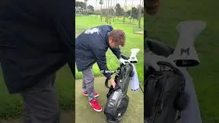 Open & close your golf bag with one hand&hellip; in one second.