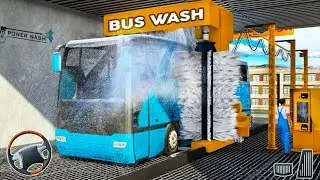 Smart Bus Wash Service - Gas Station Parking for Buses - Android Gameplay