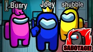 JOEY TROLLS US ALL | Modded Among Us w/ Friends