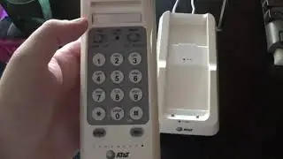 Vintage 1988 AT&T 4110 Cordless Telephone