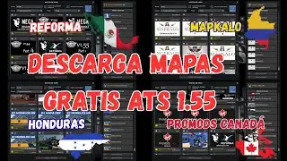 DESCARGA MAPAS GRATIS/AMERICAN TRUCK SIMULATOR 1.55 #americantrucksimulator #atsmods #viralvideo 