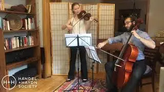 Adriane Post and Paul Dwyer Perform the Allegro Comodo from Beethoven's Duet in C Major