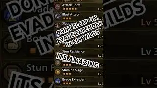 Is Evade Extender The BEST Skill in #MonsterHunter Wilds #gaming