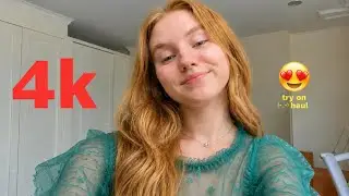 4K Lingerie Try On Haul See Everything Sheer Transparent Micro Bikini & See-through Dresses 