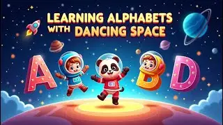 🚀🐼 Learn the Alphabet in Space with Astronaut Panda! 🔤✨ #ABCSong #KidsLearning #SpaceAdventure