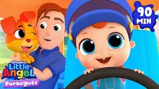 As Rodas do Ônibus | Músicas Infantis em Português 🎵 | Little Angel Brasil