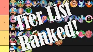 Dragon Ball Z Character Tier List!