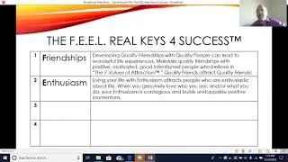 Personal Development Training Session 4 With David Bryant Mr. Support Friend